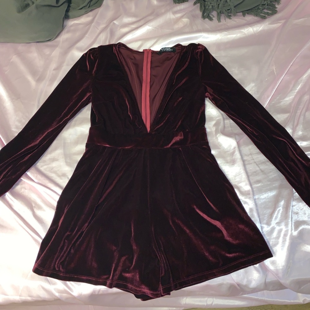 VELVET ROMPER